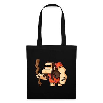Funny Comic Neanderthals - Tote Bag - black - Front