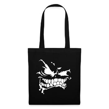 Demon Evil Smile Apparel - Villain Lover Halloween - Tote Bag - black - Front