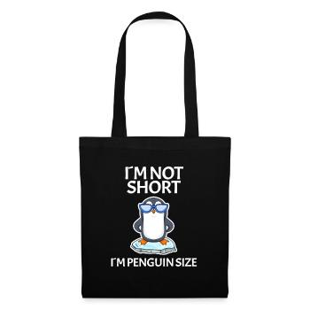 Small-scale saying - Tote Bag - black - Front
