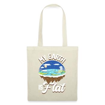flat earth global lockdown the conspiracy - Stoffbeutel - Natur - Vorne