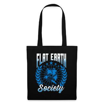 flat earth global lockdown the conspiracy - Sac en tissu - noir - Devant