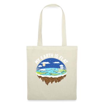 flat earth global lockdown the conspiracy - Sac en tissu - nature - Devant