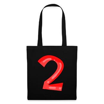 2 - Stoffbeutel - Schwarz - Vorne