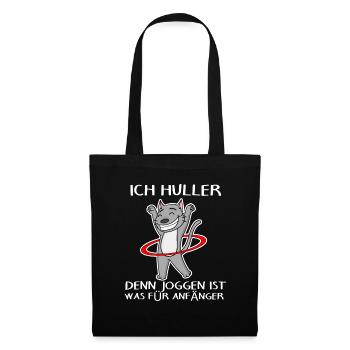 Hullern Katze - Stoffbeutel - Schwarz - Vorne