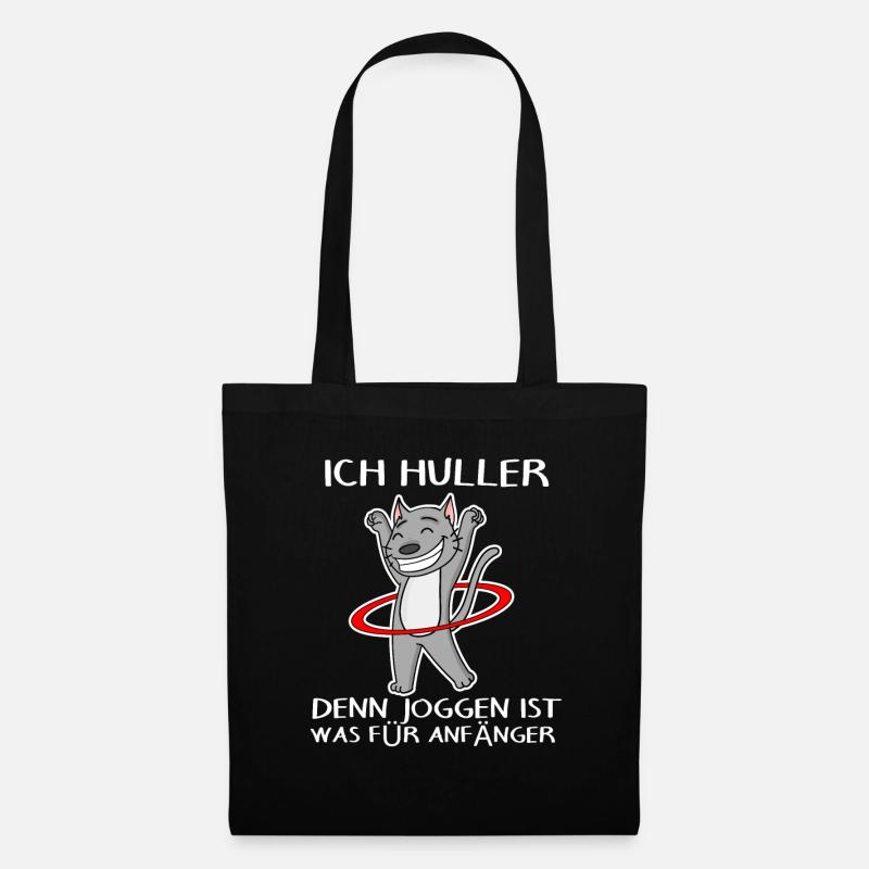 Hullern Katze - Stoffbeutel - Schwarz