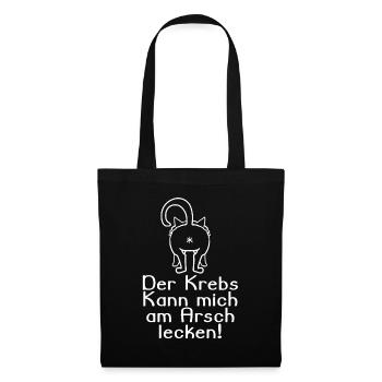 Kampf gegen Krebs - Stoffbeutel - Schwarz - Vorne