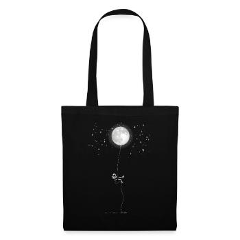 Astronaut Moon Climbing Universe Planet Rocket - Tote Bag - black - Front
