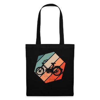 Moped Moped Vintage Moped Driver Moped Lover 2 stroke - Tote Bag - black - Front