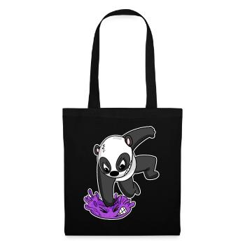 Panda Virus Combat - Sac en tissu - noir - Devant