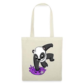 Panda Virus Combat - Sac en tissu - nature - Devant