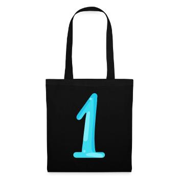 1 - Sac en tissu - noir - Devant