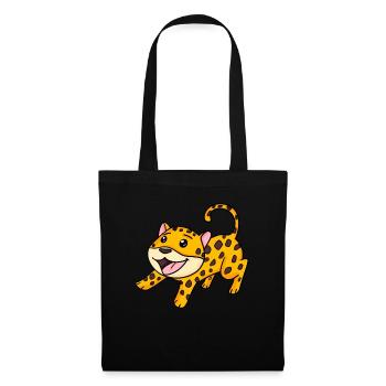 Jaguar - Sac en tissu - noir - Devant