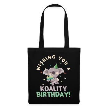 Wishing You A Koality Birthday Koala Birthday - Tote Bag - black - Front