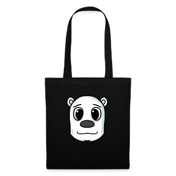 Ours polaire - Ours polaire - Sac en tissu - noir - Devant