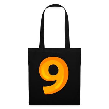 9 - Sac en tissu - noir - Devant