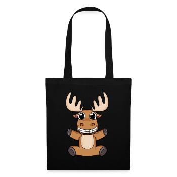 elk - Tote Bag - black - Front
