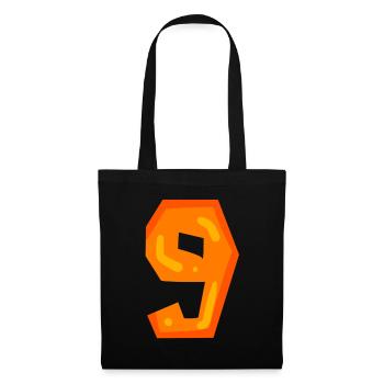 9 - Sac en tissu - noir - Devant