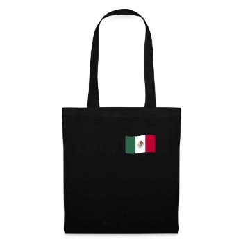 Drapeau Du Mexique Drapeau Mexique Armoiries mexicaines - Sac en tissu - noir - Devant