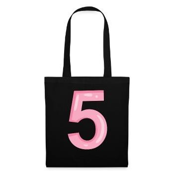 5 Pink - Tote Bag - black - Front