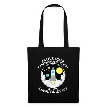 Kindergartenkind 2021 Kindergarten Geschenk - Stoffbeutel - Schwarz - Vorne