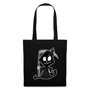 Grim Reaper with Scythe - Tote Bag - black - Front