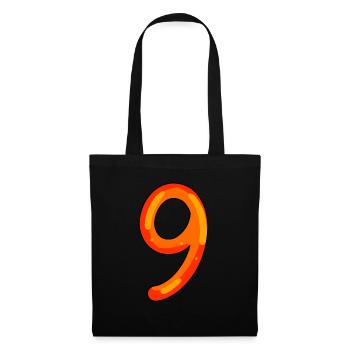 9 - Sac en tissu - noir - Devant