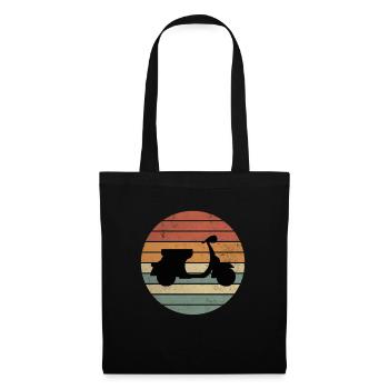 Scooter scooter Sunset Vintage - Sac en tissu - noir - Devant