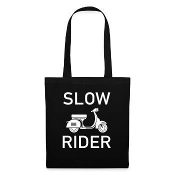 Slow Rider Scooter Scooter Moped Mokick Hobbyist - Tote Bag - black - Front