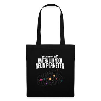 Astronomie - Stoffbeutel - Schwarz - Vorne