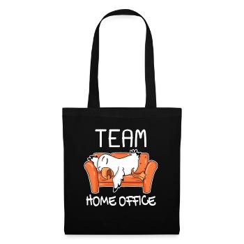 Team Home Office Seagull Relax Lazy funny - Tote Bag - black - Front