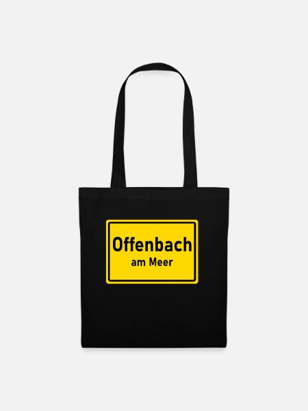 Offenbach am Meer - Offenbacher am Main - Stoffbeutel - Schwarz
