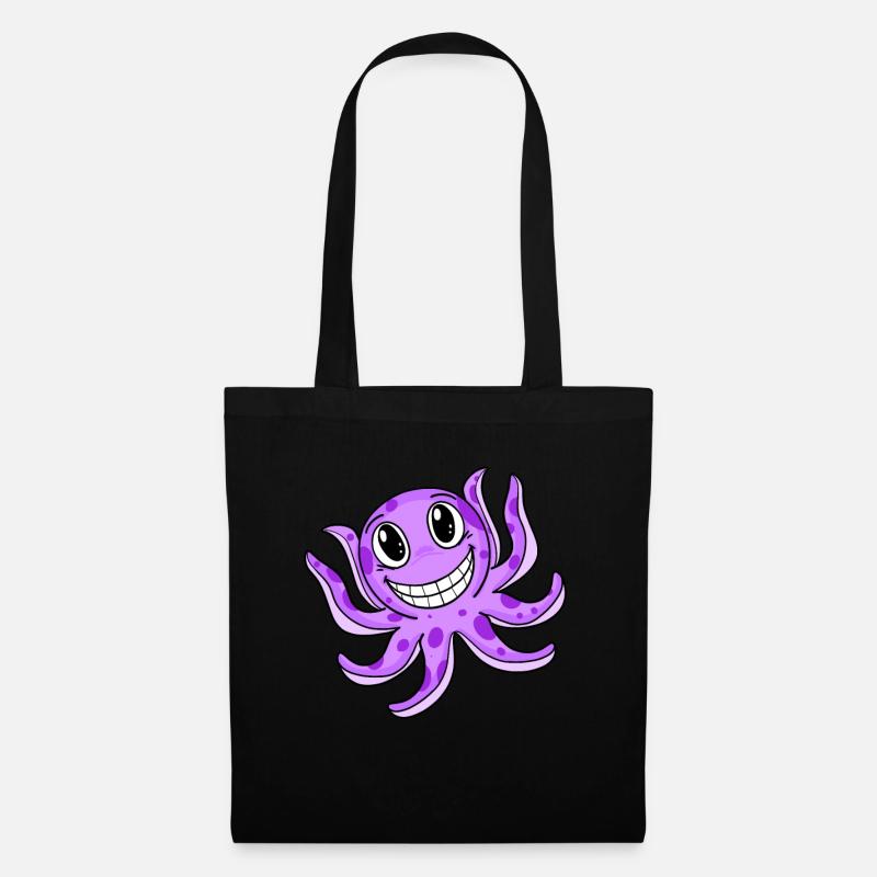 Kraken - Stoffbeutel - Schwarz