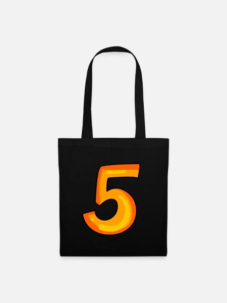 5 - Tote Bag - black