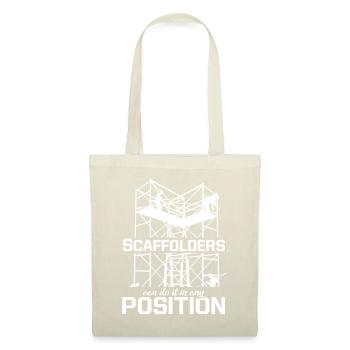 La position de Scaffolder construction Construction d’échafaudages - Sac en tissu - nature - Devant