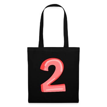 2 - Stoffbeutel - Schwarz - Vorne