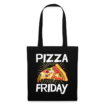 Friday Pizza Foodie - Tote Bag - black - Front