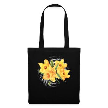 Daffodil Gardener Daffodils Flower Addict - Tote Bag - black - Front