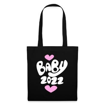 Bébé 2022 - Nouveau-né 2022 Cadeau bébé - Sac en tissu - noir - Devant