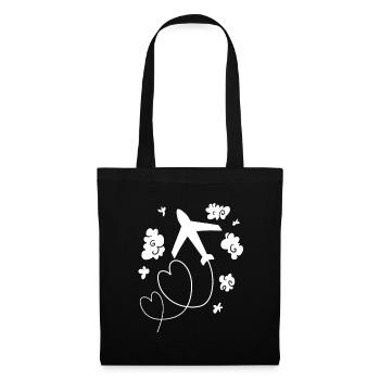 Airplane - Tote Bag - black - Front