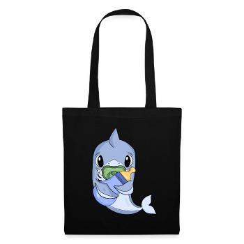 Baby Boy Shark - Tote Bag - black - Front