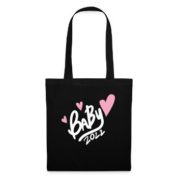 Bébé 2022 - Nouveau-né 2022 - Sac en tissu - noir - Devant