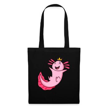 Axolotl - Sac en tissu - noir - Devant