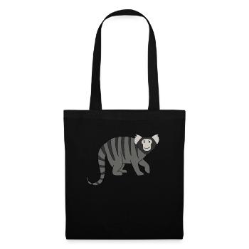Singe Marmosets - Sac en tissu - noir - Devant