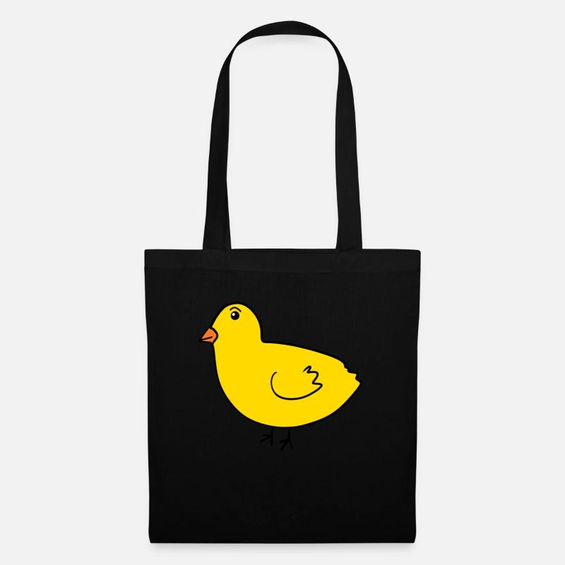 Poussin - Sac en tissu - noir