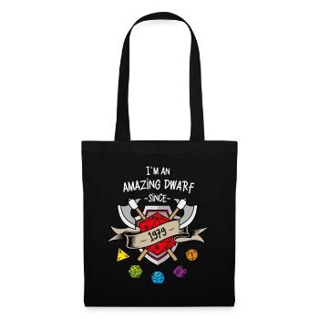 I'm an amazing dwarf since 1979 - Sac en tissu - noir - Devant