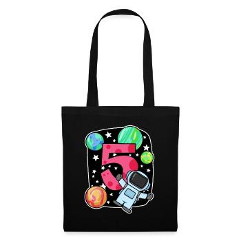 5 birthday boy - 5 years old - I am 5 - Tote Bag - black - Front