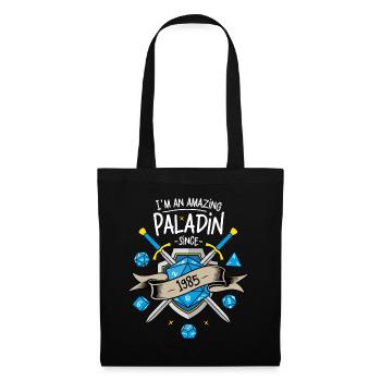 I'm an amazing paladin since 1985 - Tote Bag - black - Front