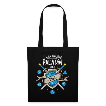 I'm an amazing paladin since 1984 - Sac en tissu - noir - Devant