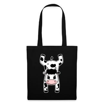 Gymnastique Sport Handstand Vache - Sac en tissu - noir - Devant