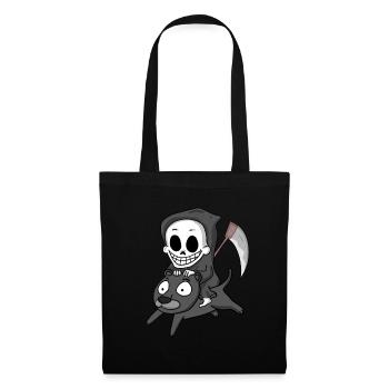 Grim Reaper et Black Panther - Sac en tissu - noir - Devant